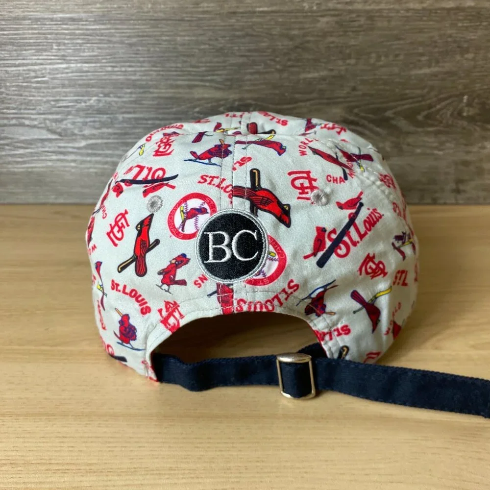 St Louis Cardinals Hat Cap Youth Strap Back Gray‎ Blue Baseball All Over Print